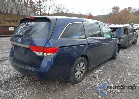 2014 Honda Odyssey Ex-L из США, поврежденный, VIN 5FNRL5H62EB044613